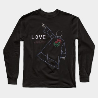 BTS RM LOVE LINE ART Long Sleeve T-Shirt